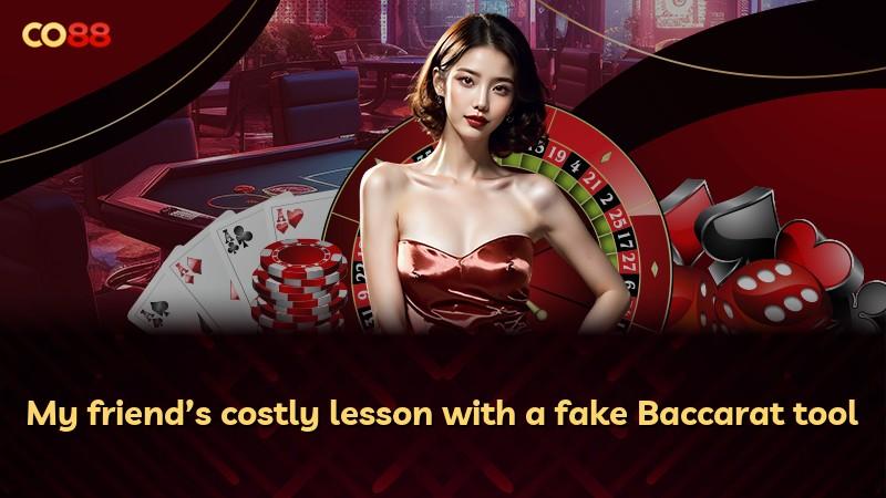 My friend’s costly lesson with a fake Baccarat tool