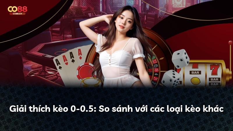 Giải thích kèo 0-0.5: So sánh với các loại kèo khác