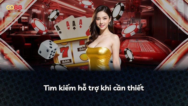Tìm kiếm hỗ trợ khi cần thiết